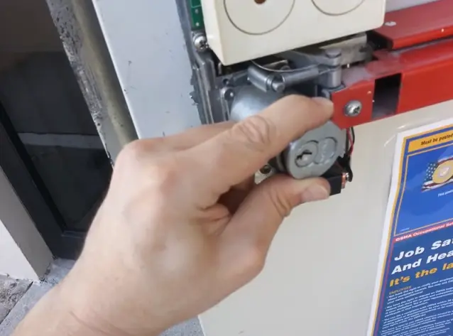 Locksmith repairing a lock on a home in China Spring, TX