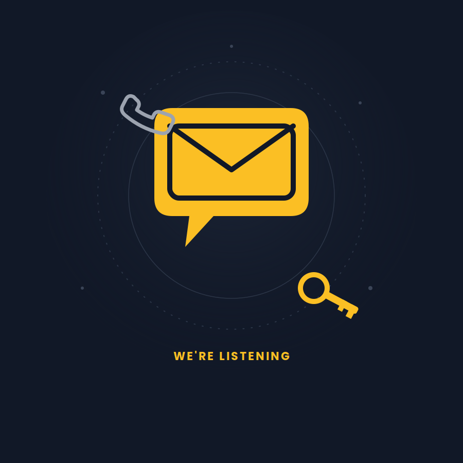 Waco Locksmith contact illustration with message bubble and key